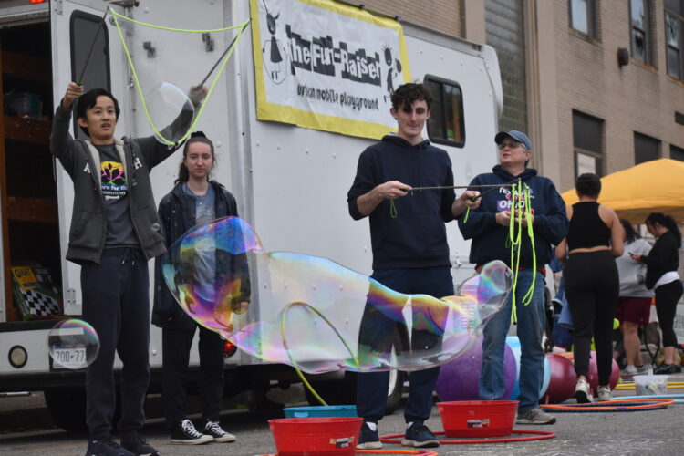 Public Weighs In on Future of Clay School at East Wheeling Block Party